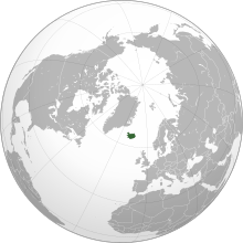Location o Iceland