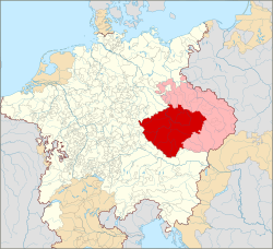 Богемії: історичні кордони на карті