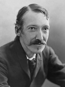 Robert Louis Stevenson in 1893 by Henry Walter Barnett