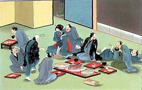 In en japaansch Teehuus (19. Johrhunnert)