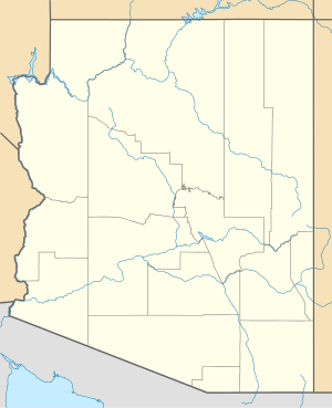 Корнфілд. Карта розташування: Аризона