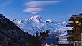 10. A Mont Blanc („fehér hegy”) a francia–olasz határon. A tengerszint fölé emelkedő 4807,81 méteres magasságával az Alpok és Nyugat-Európa legmagasabb hegye (javítás)/(csere)