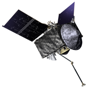 Grafické zobrazenie sondy OSIRIS-REx