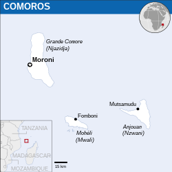 Lokasi Komoro