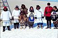 Nach Flaggenhissung bei Nunavut-Feierlichkeiten anlässlich der Gründung am 01.04.1999