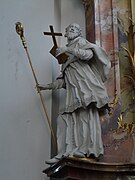 Statue baroque de François de Sales de l'Abbaye d'Ottobeuren.