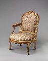 Louis Delanois, fauteuil (Metropolitan Museum).