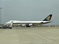 A Singapore Airlines Cargo Boeing 747-400.