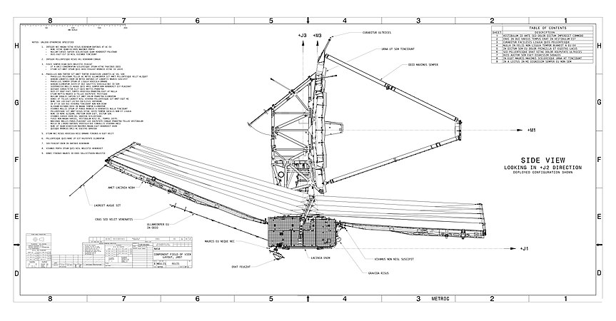 Схема-проєкт телескопу