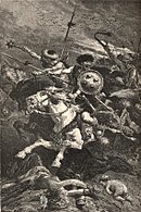 Hunok a catalaunumi csatában Alphonse de Neuville illusztrációja