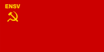 1:2 Flagge der Estnischen SSR (1940–1953)