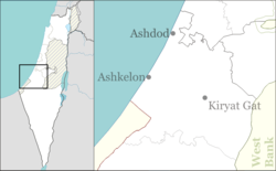 อัชด็อดตั้งอยู่ในAshkelon region of Israel
