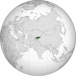Location of Qargistan (green)