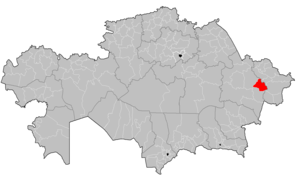 موقعیت شهرستان کوک‌پکتی در نقشه