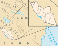 Položaj Nahčivana na južnom Kavkazu