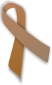 Brown ribbon