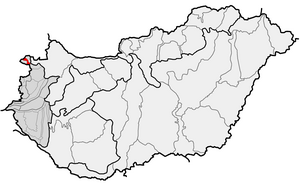 Pozíció Magyarország térképén