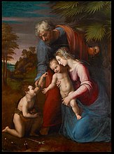 The Holy Family with Saint John the Baptist 1513-1514