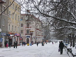 Бульвар Тараса Шевченка. Зима