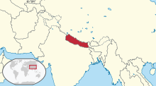 Description de l'image Nepal in its region.svg.