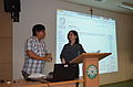 Jojit talks to Charibeth Cheng, DLSU Assistant Professor.