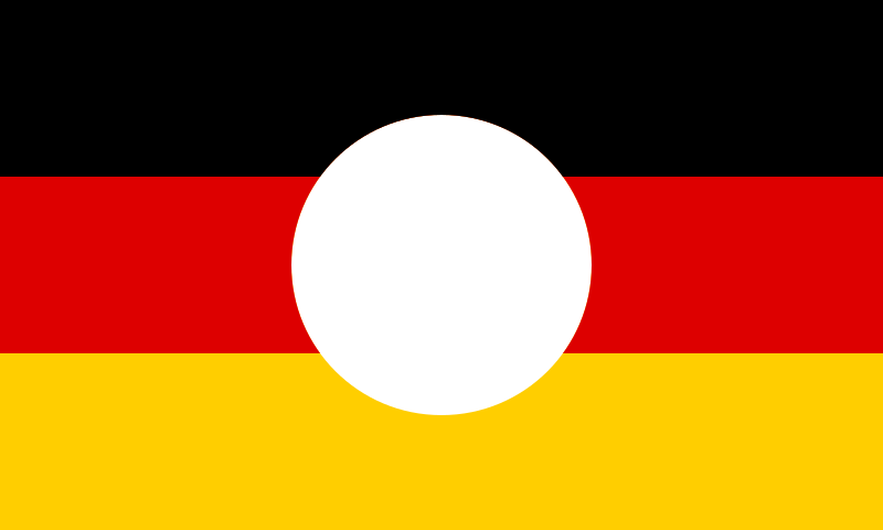 File:Flag of East Germany with cut out emblem.svg