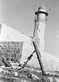خمپاره‌انداز پالماخ-قوای اسرائیلی در مقابل مسجد جامع لد، سال ۱۹۴۸