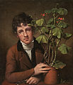 "Rubens Peale with a Geranium" (1801)