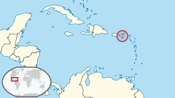 Location of Quần đảo Virgin thuộc Mỹ