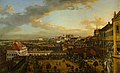 28. Varsó látképe a királyi kastély teraszáról (1773). Bernardo Bellotto festménye (olaj vásznon) (javítás)/(csere)