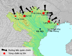 Các vùng chiến sự chính trong Chiến tranh biên giới Việt-Trung, 1979