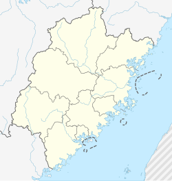 Wuping is located in Fujian