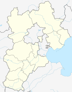 Таншань. Карта розташування: Хебей