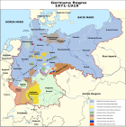 Mapo de la Germana Imperiestra Regno
