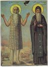 Sant'Antonio abate e san Paolo eremita.