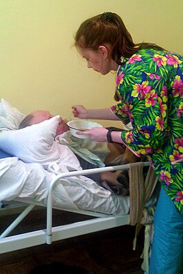 Medicinska sestra u bolnici u Severodvinsku, u Ruskoj Federaciji