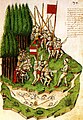 Illustration der Schlacht am Morgarten