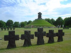 Den tyske militære kirkegården i Normandie (stor versjon)