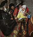 『取り持ち女』1656年。アルテ・マイスター絵画館（ドレスデン）。