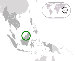 Lokasyon kan Brunei (green) in ASEAN (dark grey)  –  [Legend]