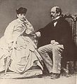with famous opera singer Pauline Lucca, 1865