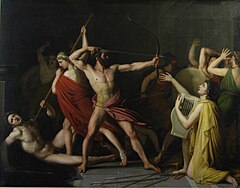 Ulysses và Telemachus giết đám người cầu hôn Penelope