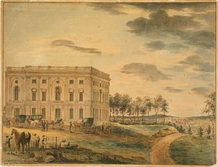 United States Capitol, Completed Northern Wing, circa 1801.