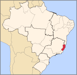 Location of Baixo Guandu