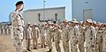 ジブチ共和国における自衛隊拠点での派遣海賊対処行動支援隊の陸上自衛官