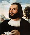 „Vyro portretas“ (apie 1521, Luvras, Paryžius)