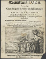 Pamphlet néerlandais critiquant la tulipomanie, imprimé en 1637, à la suite de l’effondrement des cours
