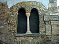 Die Überreste der romanischen Kapelle St. Georg und Afra