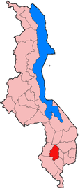 Location of Balaka in Malawi