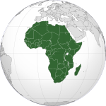Amplasarea Africii pe Pământ